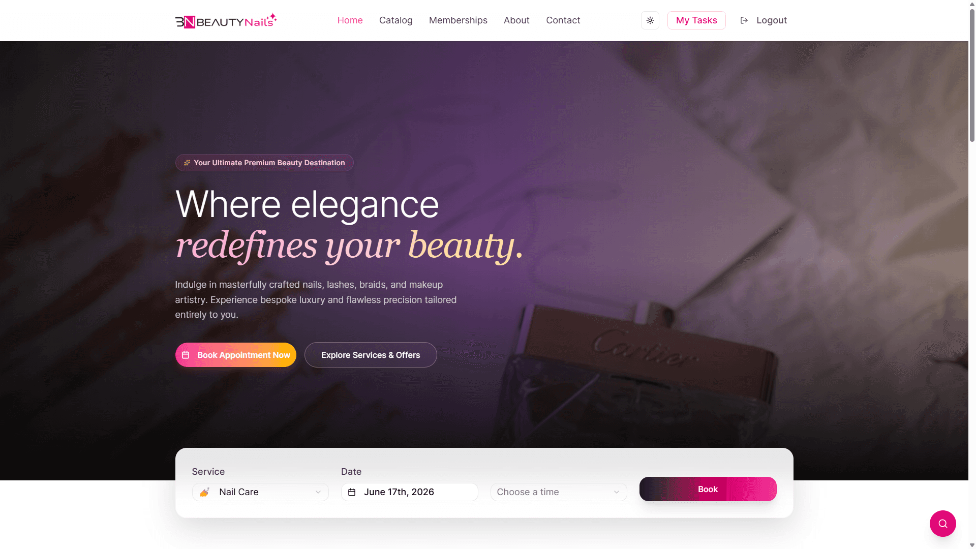 Beauty Nails Salon Management System