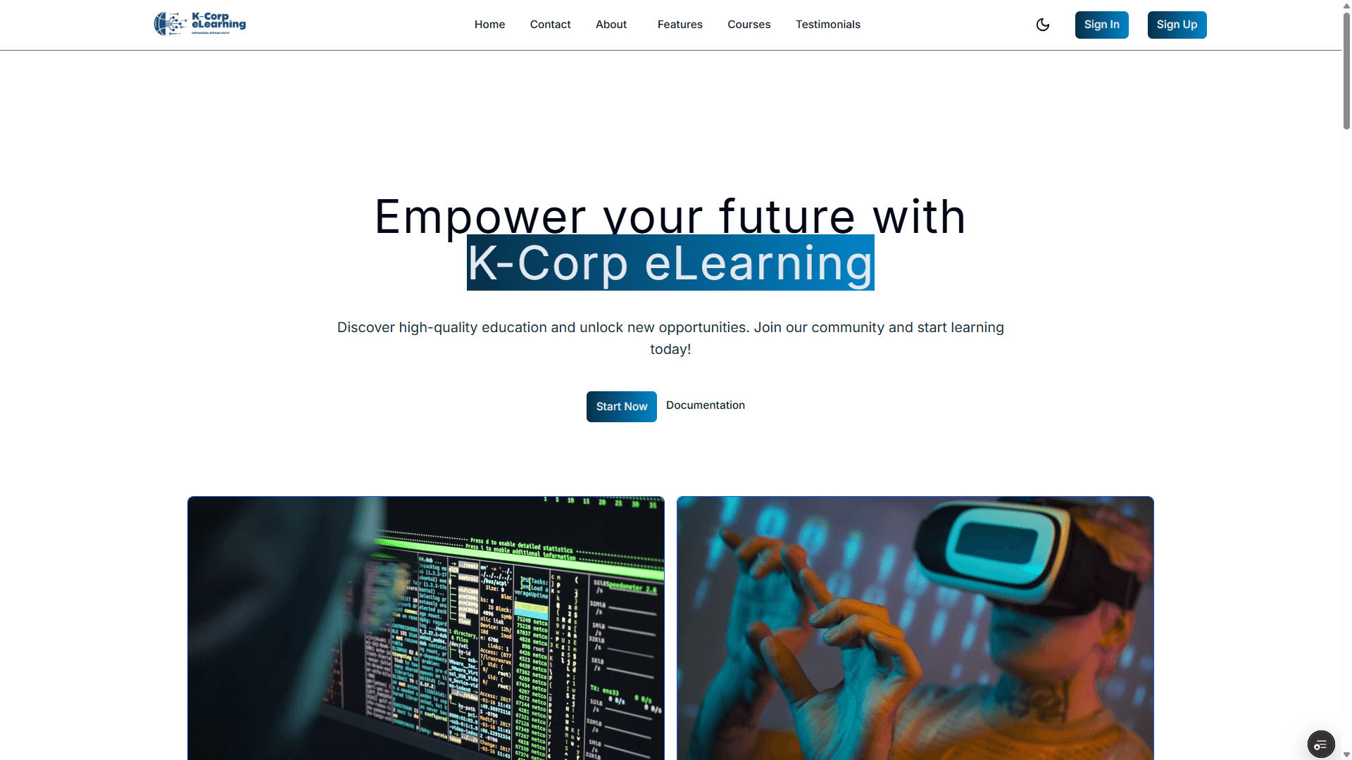 K-Corp E-Learning Platform