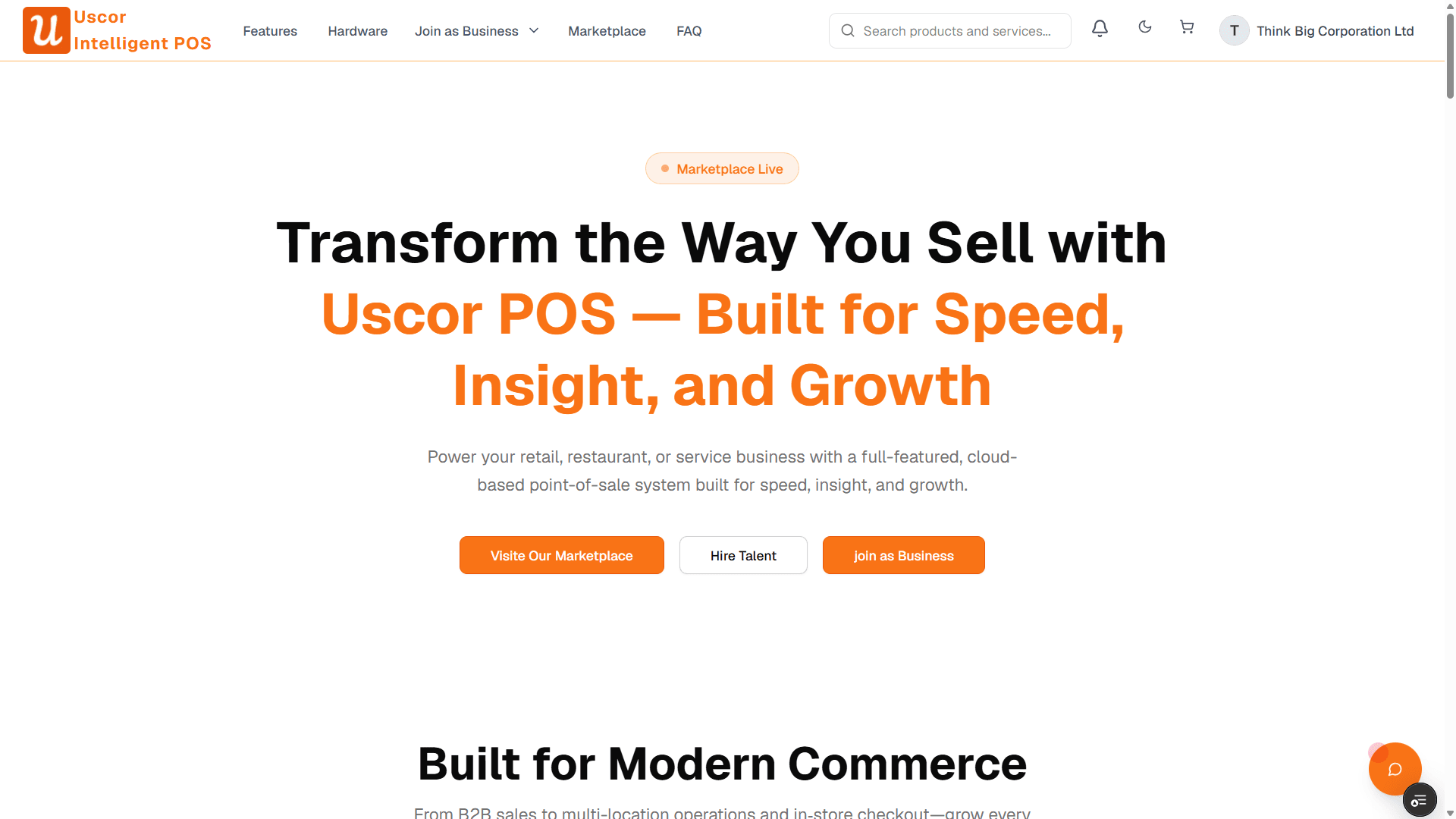 Uscor Marketplace 2.0